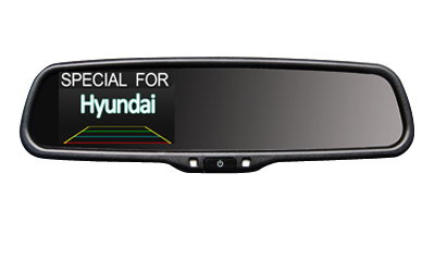 AK-035LA07 Rückspiegel mit 3,5 Zoll Monitor speziell für Hyundai